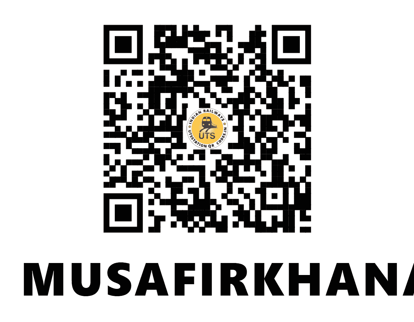 UTS QR Code for MUSAFIRKHANA - MFKA - NR (UTTAR PRADESH)